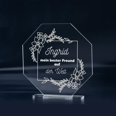 Personalisierte Trophäe - Bester Freund