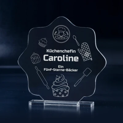 Personalisierte Trophäe - Ein Fünf Sterne Konditor