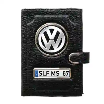 Geldbörse mit Geldfach mit Clip - Volkswagen Silver