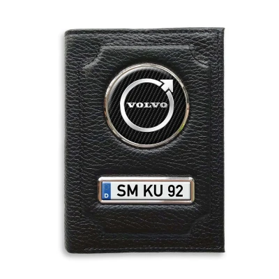 Geldbörse mit Geldfach - Volvo-Silver