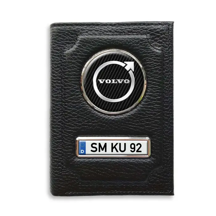Geldbörse mit Geldfach - Volvo-Silver