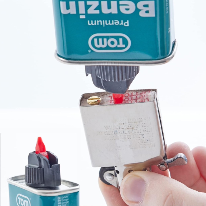Premium Benzin Zippo Tom