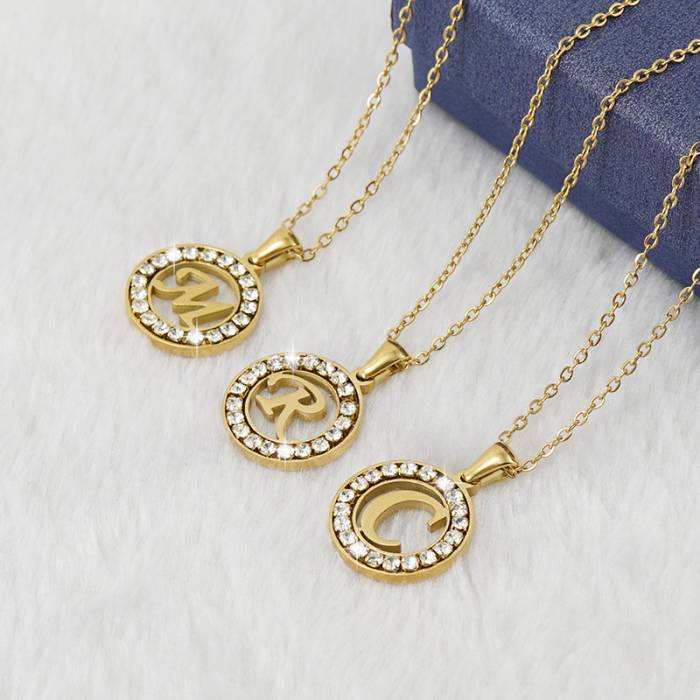 Personalisierte Halskette mit Initiale