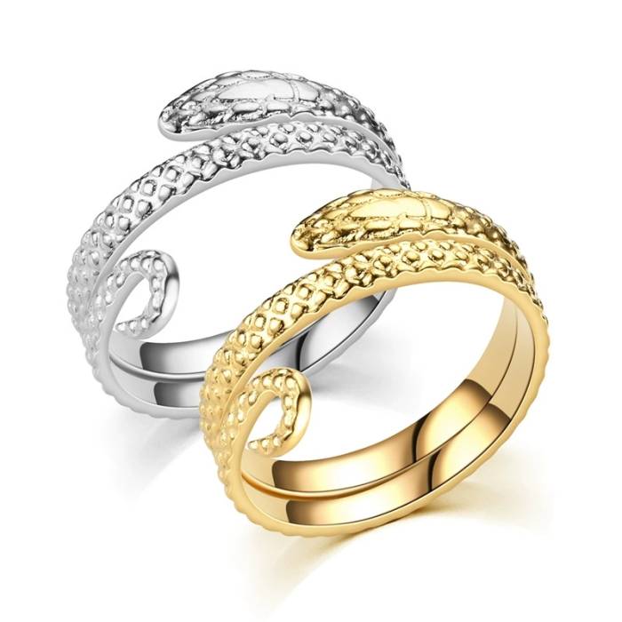 Verstellbarer Ring – Schlange