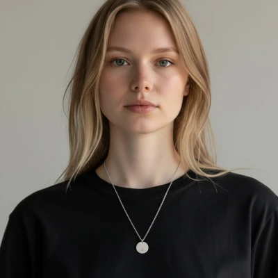 Personalisierte Halskette mit Initiale