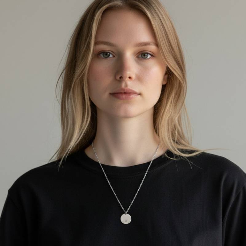 Personalisierte Halskette mit Initiale