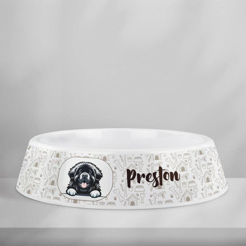 Personalisierter Hundenapf aus Kunststoff - Hunderasse