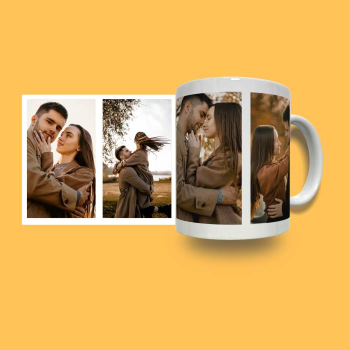 Personalisierte Tasse - Mit 4 Bildern