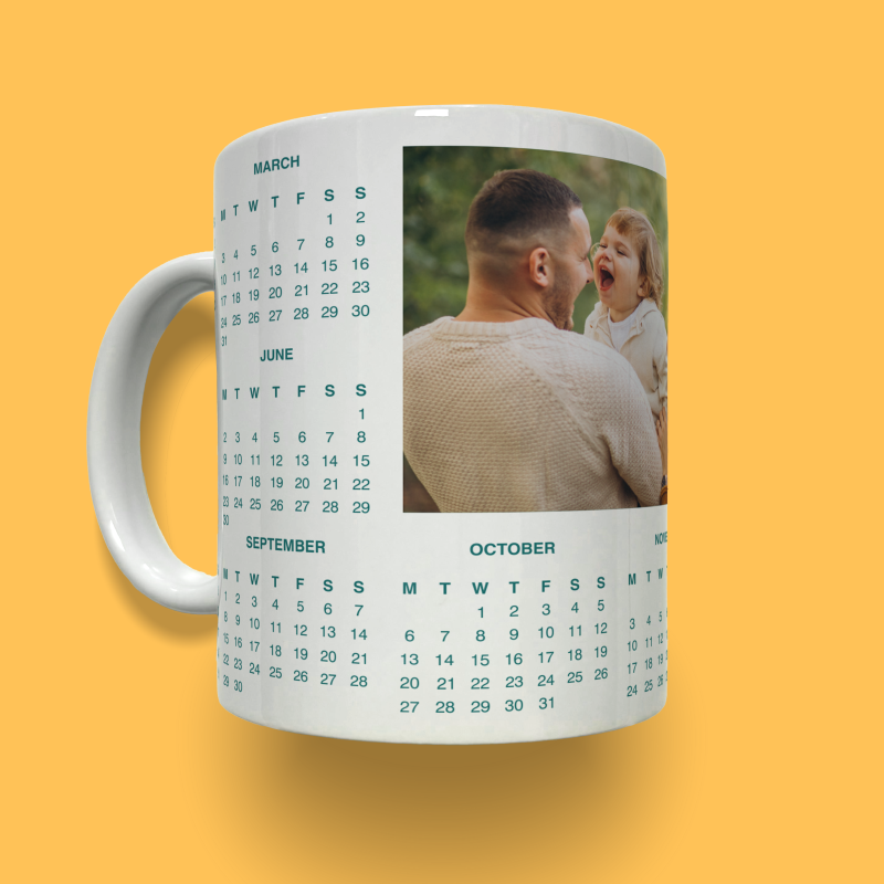 Personalisierte Tasse - Kalender