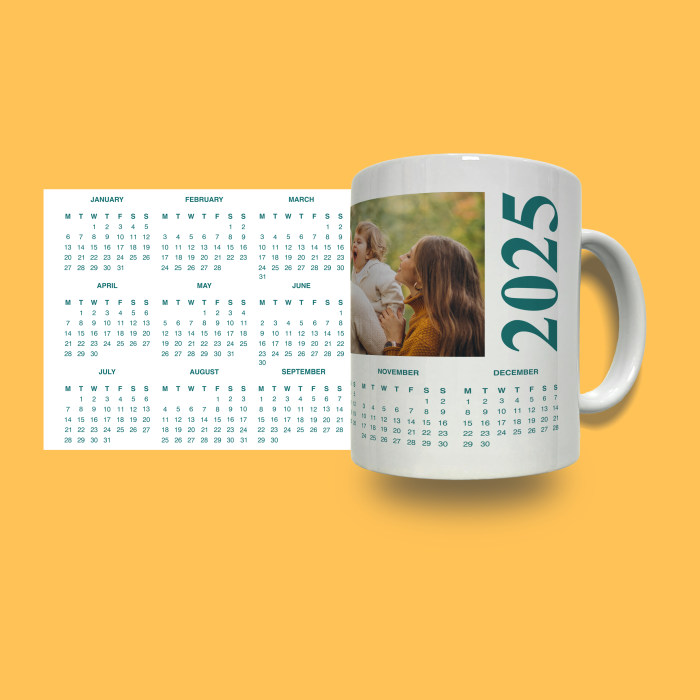 Personalisierte Tasse - Kalender