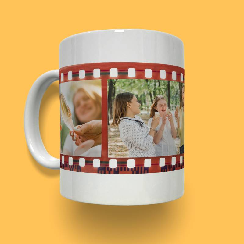 Personalisierte Tasse - 3 Fotos
