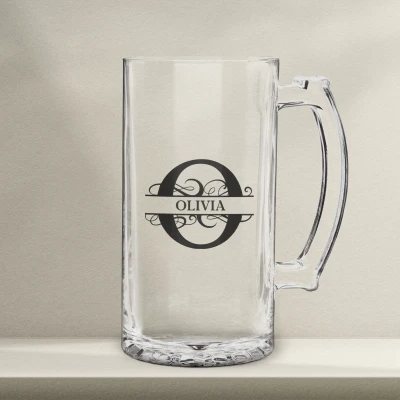 Personalisierter Bierkrug – Mit Initialen und Namen
