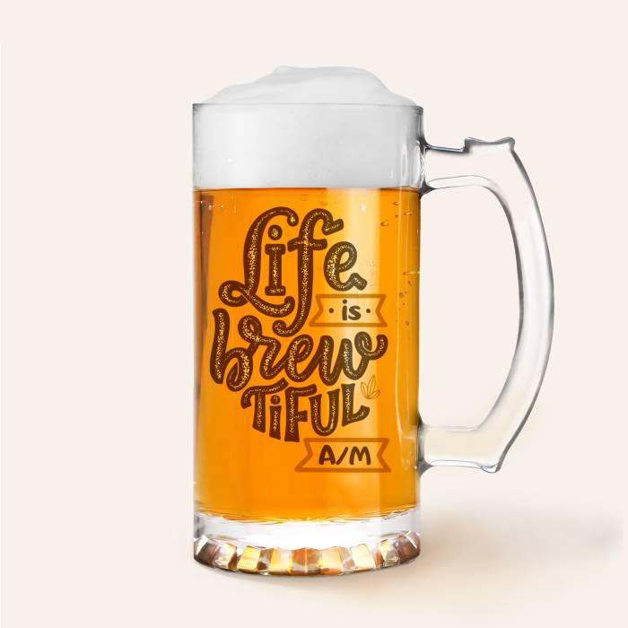 Personalisierter Bierkrug – Life is Brewtiful