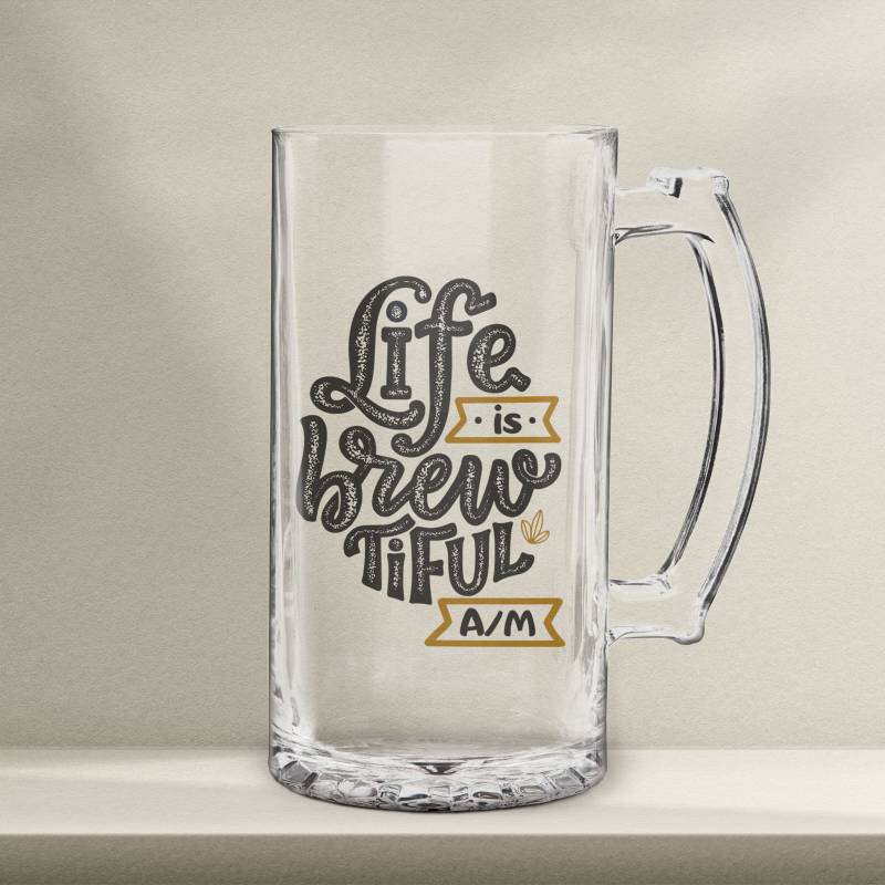 Personalisierter Bierkrug – Life is Brewtiful