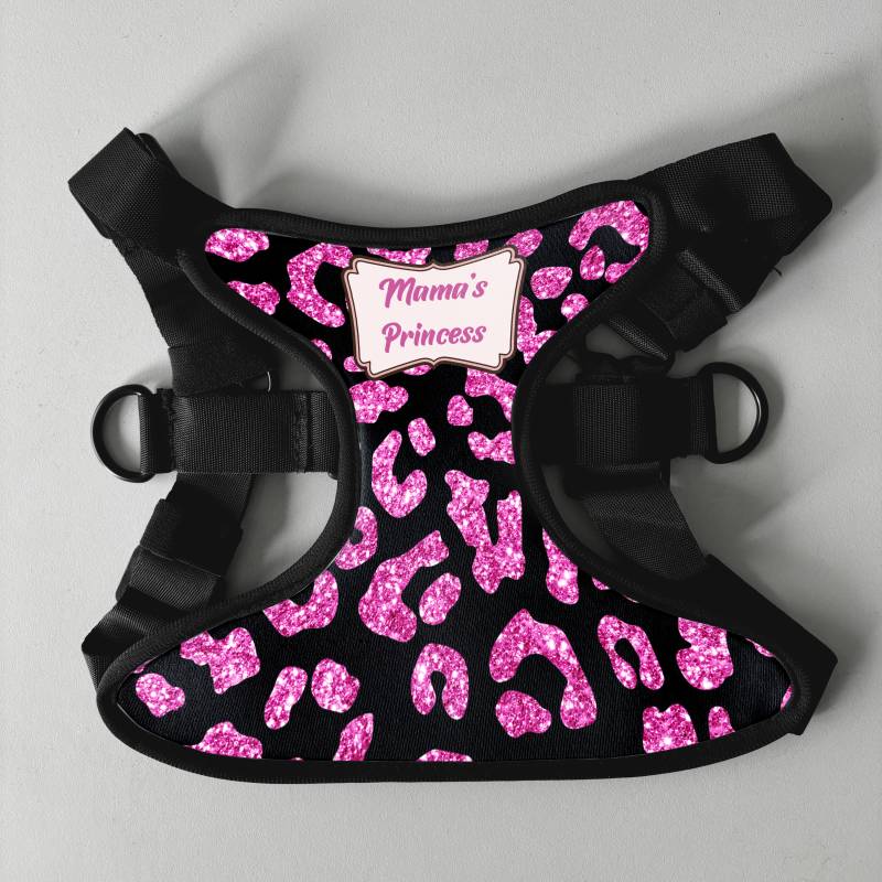 Personalisierter Hundegeschirr - Prinzessin