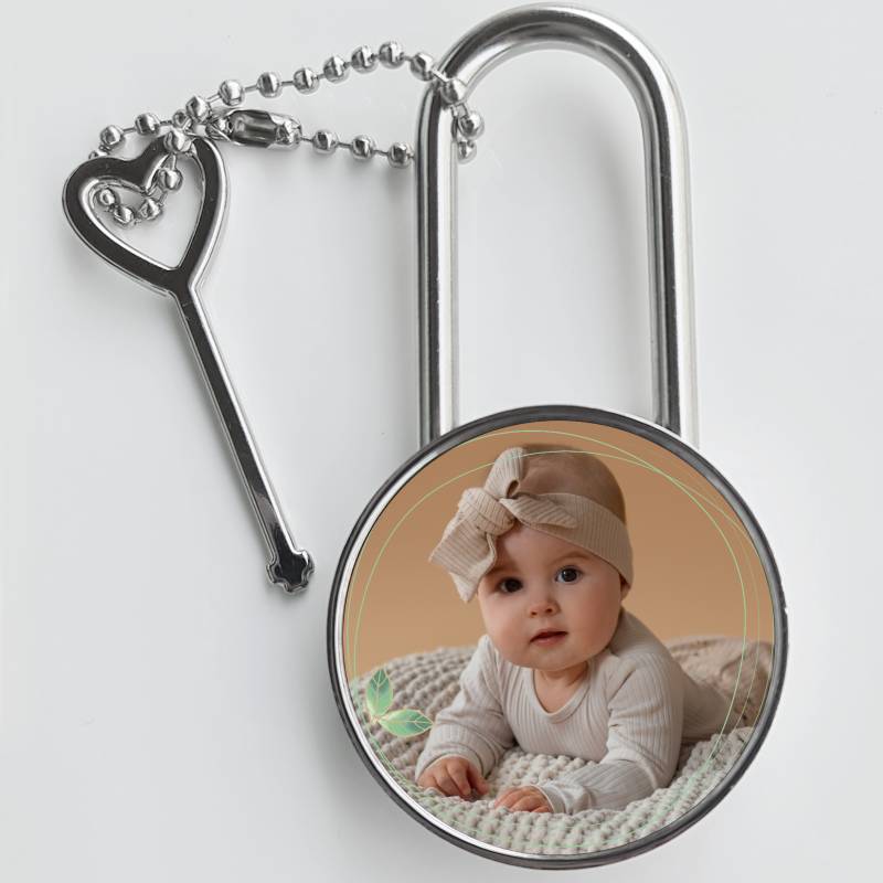 Personalisiertes Vorhängeschloss – Mit Bild