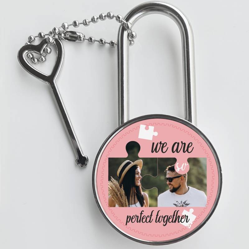 Personalisiertes Vorhängeschloss – Perfekt zusammen