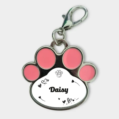 Personalisierter Anhänger für Tiere - Mit dem Namen des Tieres graviert