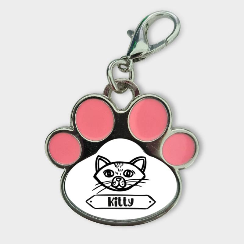 Personalisierter Anhänger für Tiere - Kätzchen