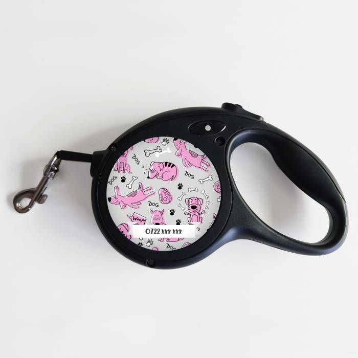 Leine für Hunde – Name und Telefonnummer