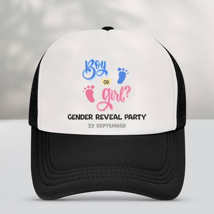 Personalisierte Kappe - Gender reveal