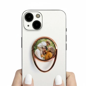 Personalisierte Handyhalterung mit Ring