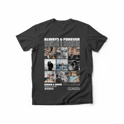 Personalisierte T-Shirt – Always & Forever