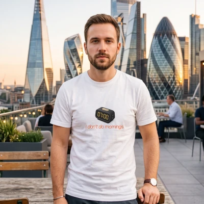 Personalisierte T-Shirt – Ich bin kein Morgenmensch