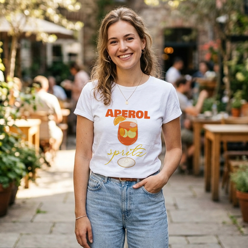 Personalisierte T-Shirt – Aperol Spritz