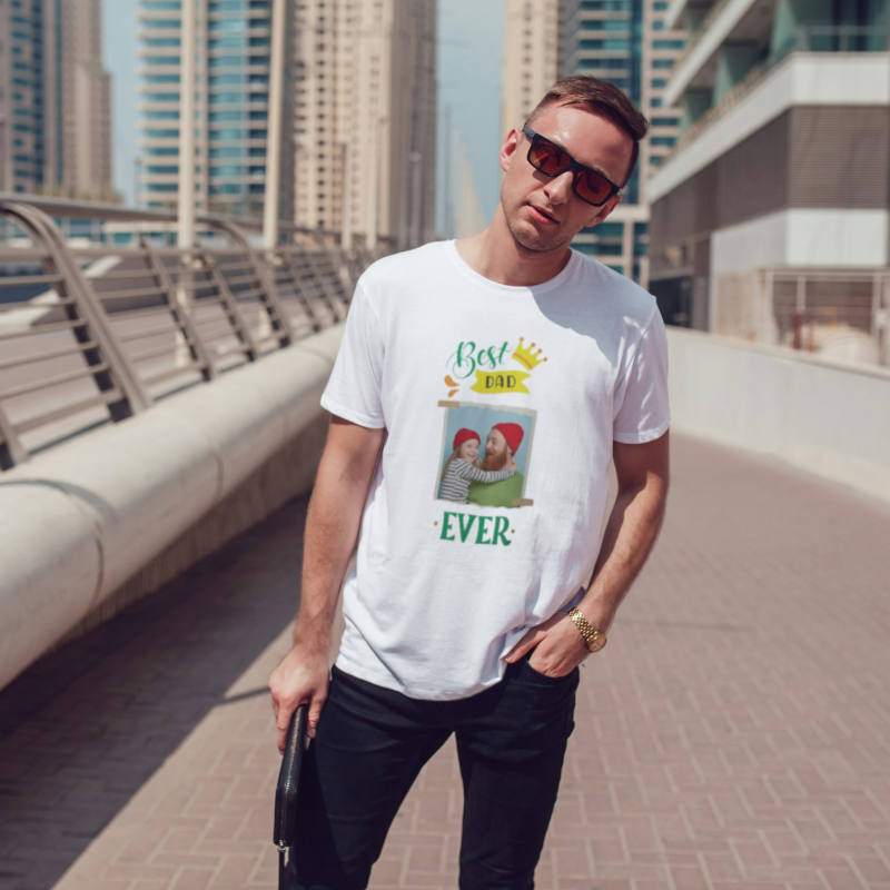 Personalisierte Herren T-Shirt - Bester Papa aller Zeiten