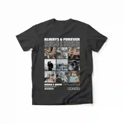 Personalisierte Damen T-Shirt – Always & Forever