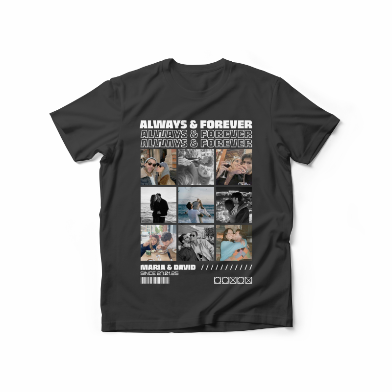 Personalisierte Damen T-Shirt – Always & Forever