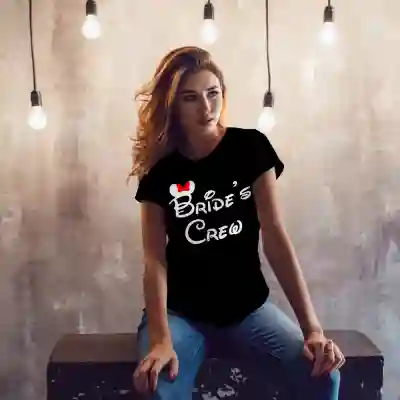 Personalisiertes T-Shirt für den Junggesellinnenabschied – Bride's Crew