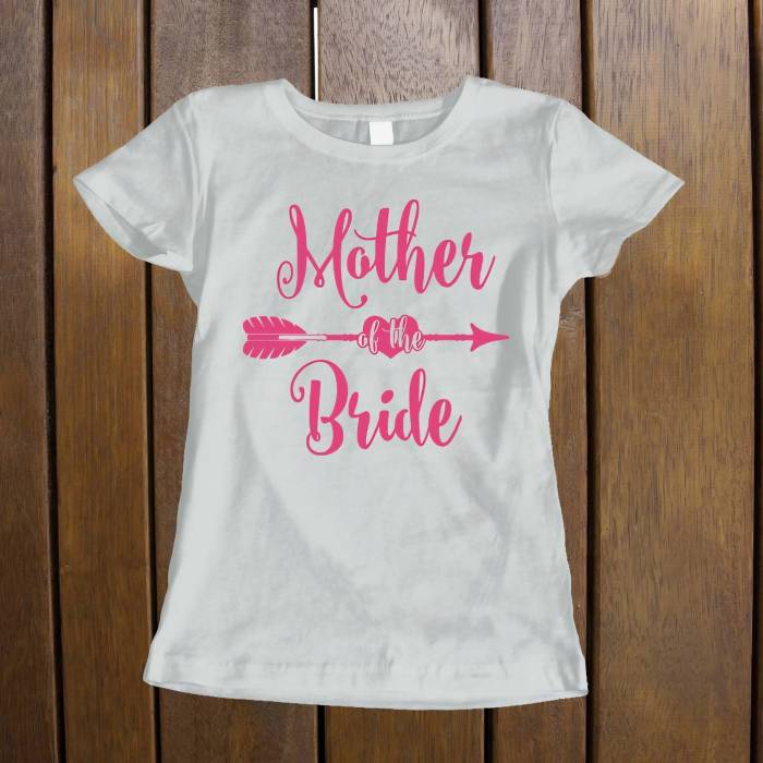 Personalisierte T-Shirt für den Junggesellinnenabschied – Mother bride