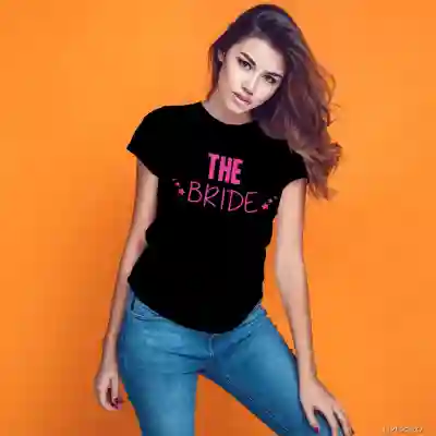 Personalisiertes T-Shirt für den Junggesellinnenabschied – The Bride