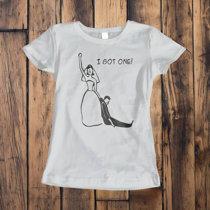 Personalisierte T-Shirt für die Braut - I got one