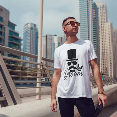 Personalisierte T-Shirt für den Junggesellenabschied – Groom