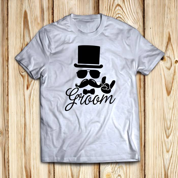 Personalisierte T-Shirt für den Junggesellenabschied – Groom