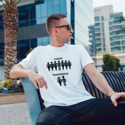 Personalisierte T-Shirt für den Junggesellenabschied – Single Today, Married Tomorrow