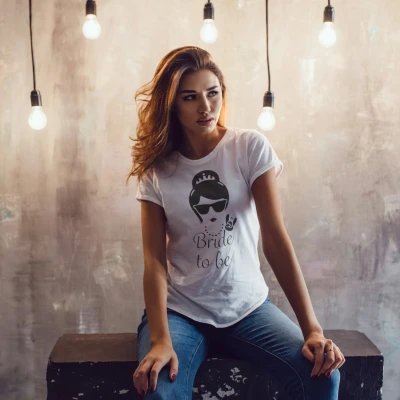 Personalisierte T-Shirt für die Braut - Future bride