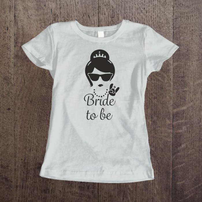 Personalisierte T-Shirt für die Braut - Future bride