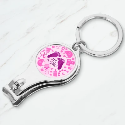 Personalisierter Nagelknipser – Es ist ein Mädchen!
