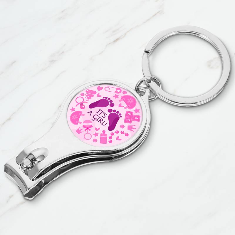 Personalisierter Nagelknipser – Es ist ein Mädchen!