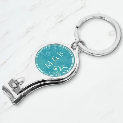 Personalisierter Nagelknipser – Mit Initialen