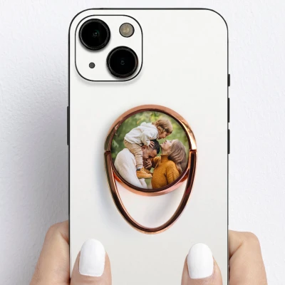Personalisierter Ring-Handyhalter – Mit Foto