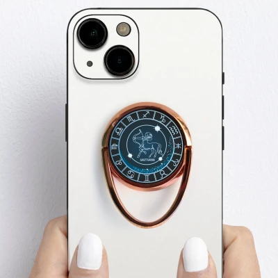 Personalisierter Ring-Handyhalter – Schütze