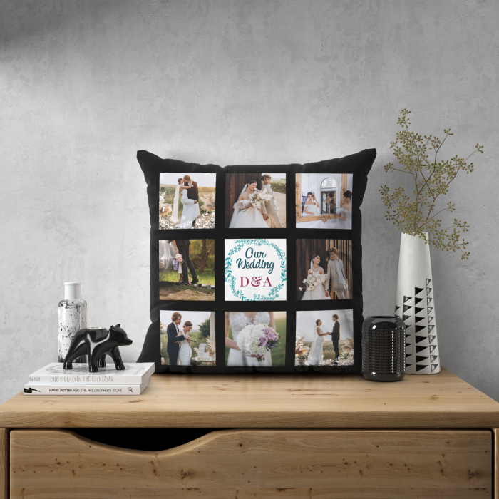 Personalisiertes Kissen – Unsere Hochzeit