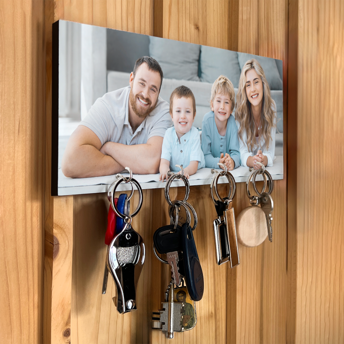 Personalisierter Schlüsselhalter – Mit einem Bild