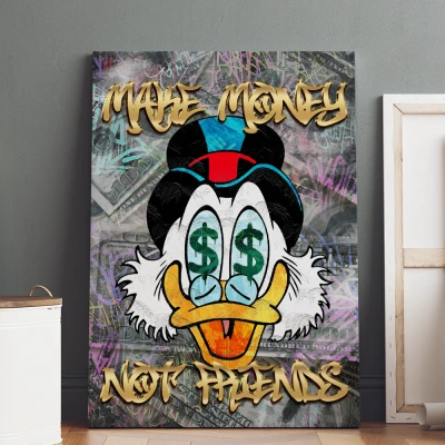 Leinwandbild - Verdiene Geld
