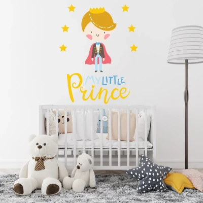 Aufkleber für das Kinderzimmer Der kleine Prinz